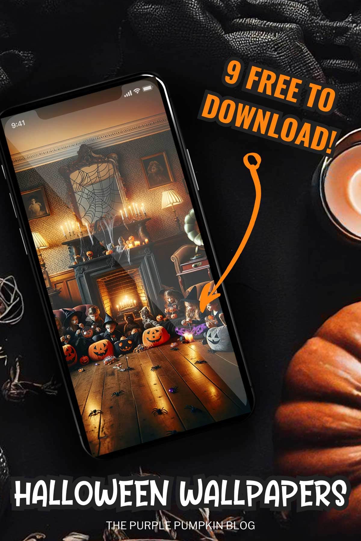 Free Aesthetic Halloween Wallpaper for iPhones
