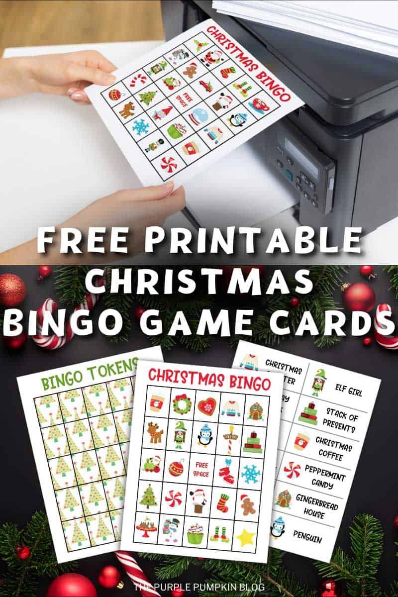 Free Christmas Bingo Printable Game Cards Family Games