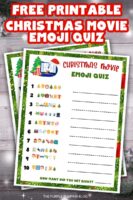 Free Christmas Movie Emoji Game Printable with Answers