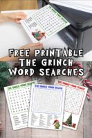 The Grinch Word Search Free Printable