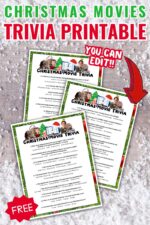 Fun Free Christmas Movie Trivia Printable! (Xmas Quiz)