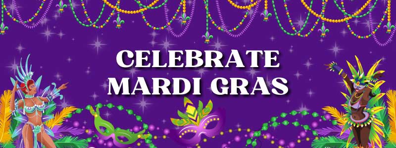 Click to Celebrate Mardi Gras - The Purple Pumpkin Blog