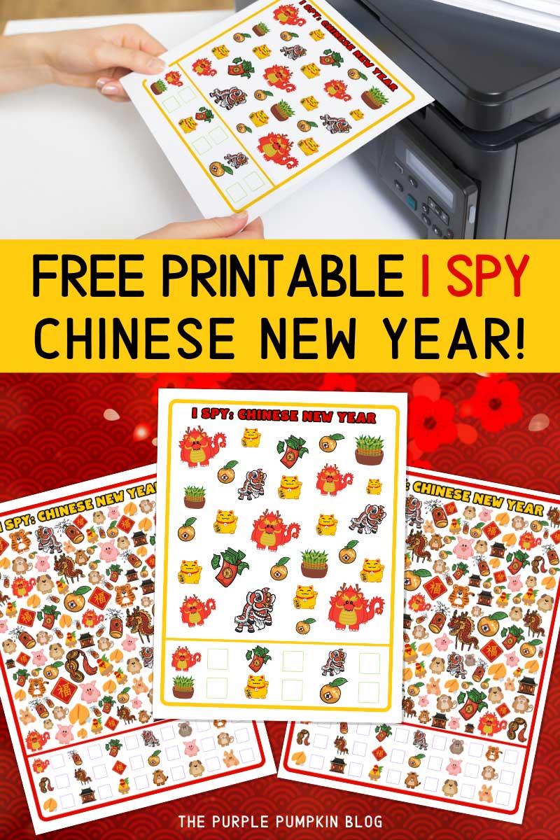 Digital Representation of Free Printable I Spy Chinese New Year Worksheet