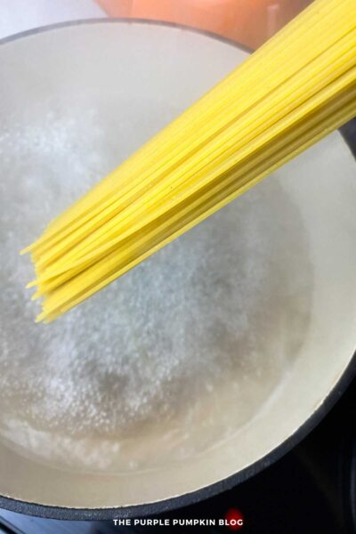 Adding Spaghetti to Boiling Water