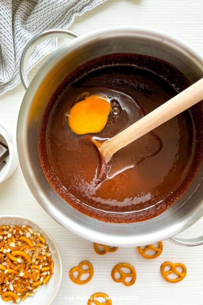 Egg Added to Pan