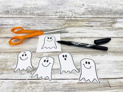 Cutting Ghost Tags from template
