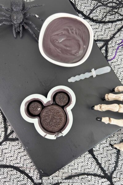 Oreos Added to Mickey-Shaped Mold