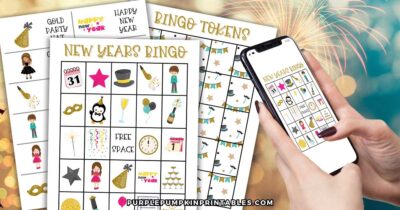 Free New Years Bingo Printable for New Year's Eve