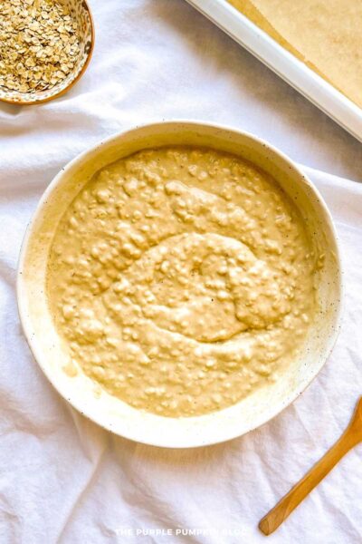 Combined Irish Soda Bread Batter in Bowl