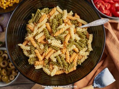 Cooked Pasta in Bowl