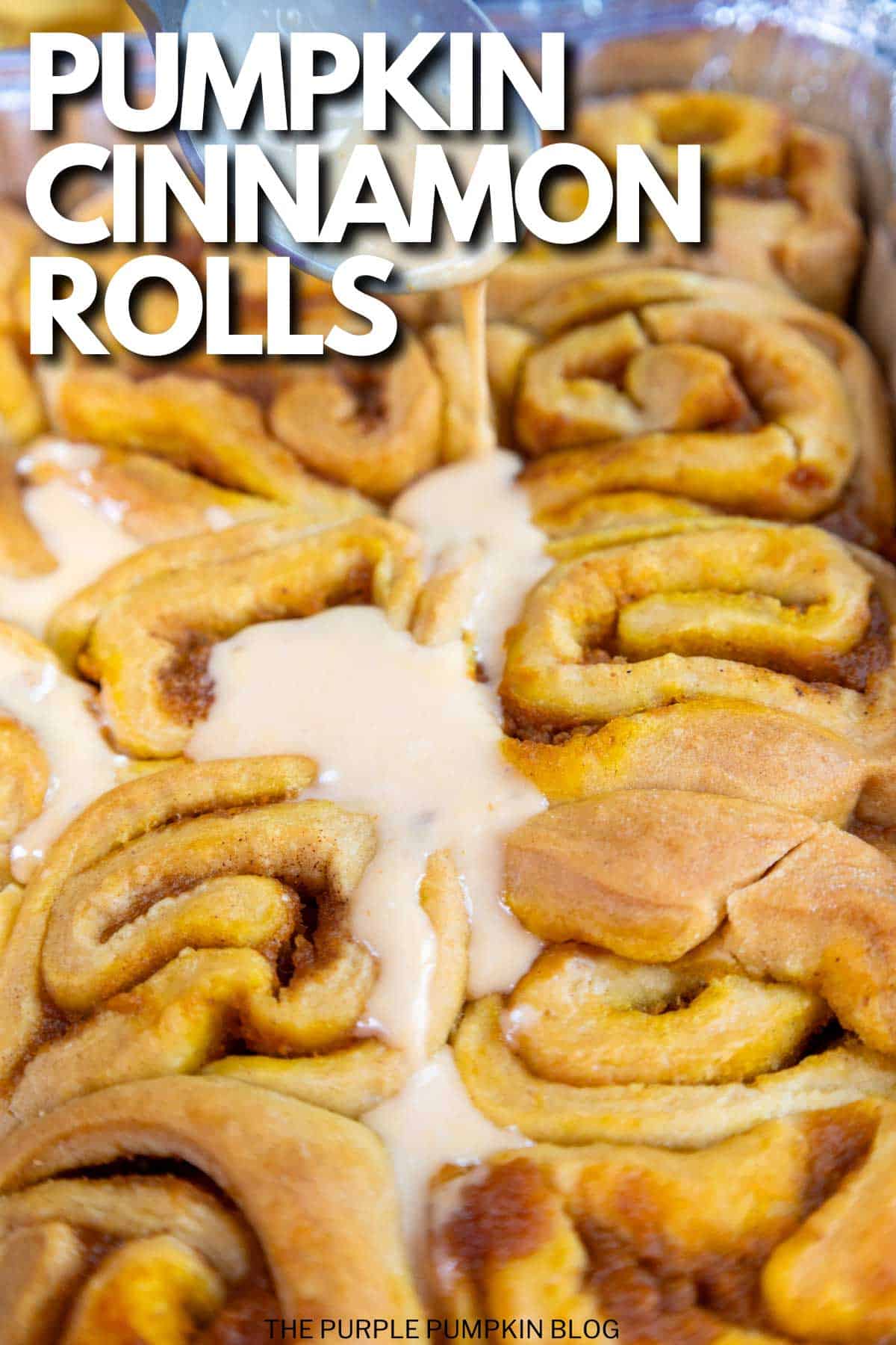 Pumpkin Cinnamon Rolls with Pumpkin Cream Cheese Frosting