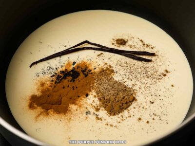 Cream and Spices in Pan