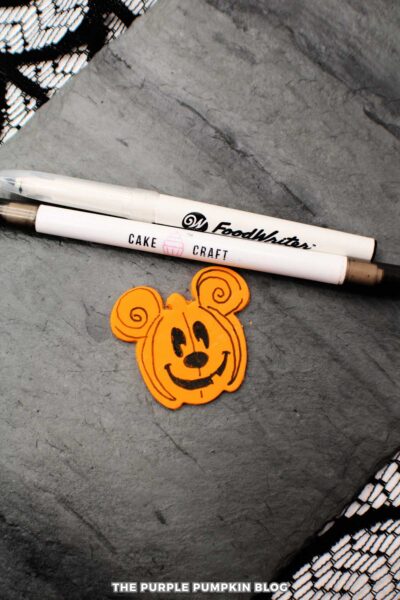 Fondant Mickey Pumpkin Head Decoration