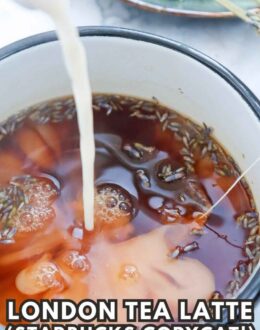 London Tea Latte (Starbucks Copycat) Recipe Card